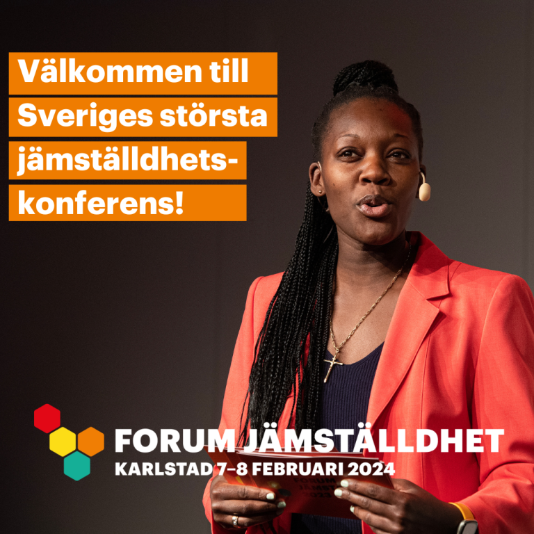 Nu öppnar anmälan till Forum Jämställdhet 2024 