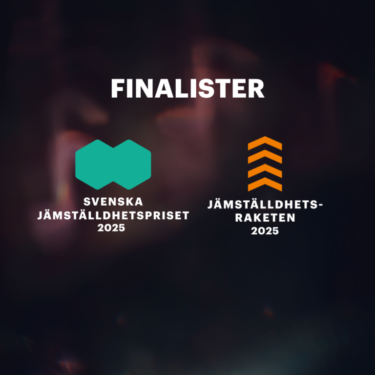 Finalister till Svenska Jämställdhetspriset och Jämställdhetsraketen